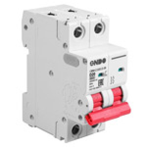 Автоматические выключатели модульные CBM 6 кА, 2-полюсный, хар-ка. B, C, D