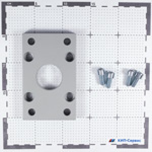 Монтажные элементы CME-MF1: Монтажный фланец с круглым отверстием (ISO 6431, ISO 15552)