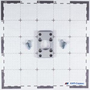 Монтажные элементы CME-MF1: Монтажный фланец с круглым отверстием (ISO 6431, ISO 15552)