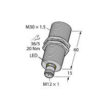  Ультразвуковой датчик TURCK RU300U-M30E-LU8X2-H1151