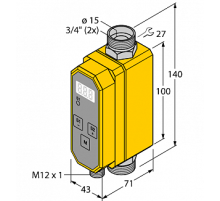 Расходомер TURCK FCMI-3/4D12DYA4P-LIUP8X-H1141
