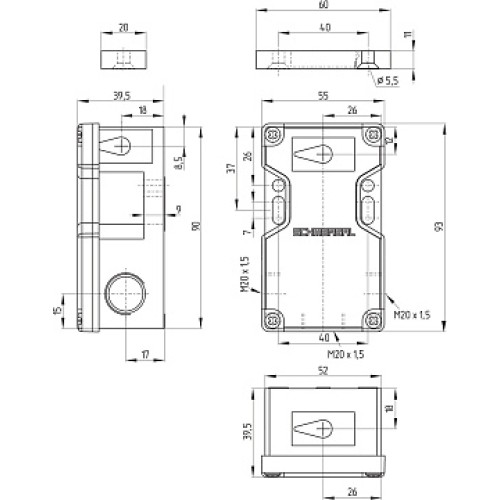 Магнитный датчик безопасности Schmersal BNS16-12ZU