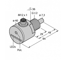 Датчик потока TURCK FCS-GL1/2A4-AP8X-H1141