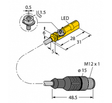 Магнитный датчик TURCK BIM-UNT-AY1X-0.3-RS4.21/S1139