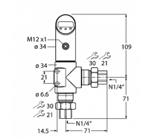 Датчик давления TURCK PS016D-502L-LI2UPN8X-H1141