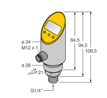 Датчик давления TURCK PS016V-304-LI2UPN8X-H1141