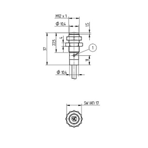 Индуктивный датчик Wenglor I12H029
