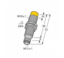 Индуктивный датчик TURCK NI8-M18E-LIU-H1141