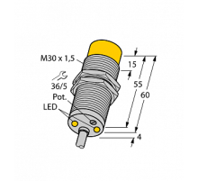 Индуктивный датчик TURCK DNI20U-M30-AP4X2