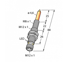 Магнитный датчик TURCK NIMFE-EM12/4.6L88-UP6X-H1141/S1182