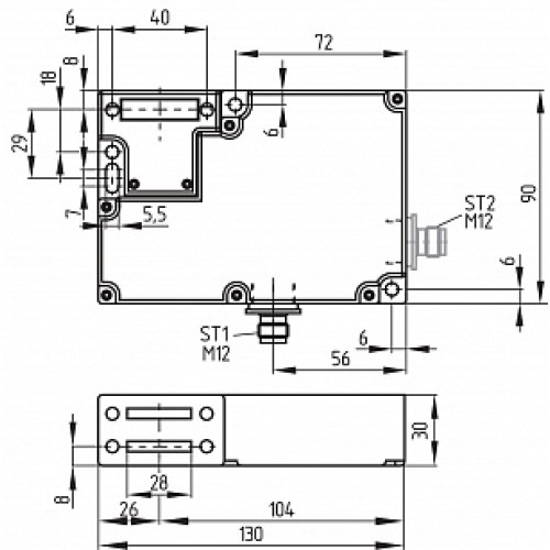 Дверной выключатель безопасности Schmersal AZM 161B-ST1-FB-RA