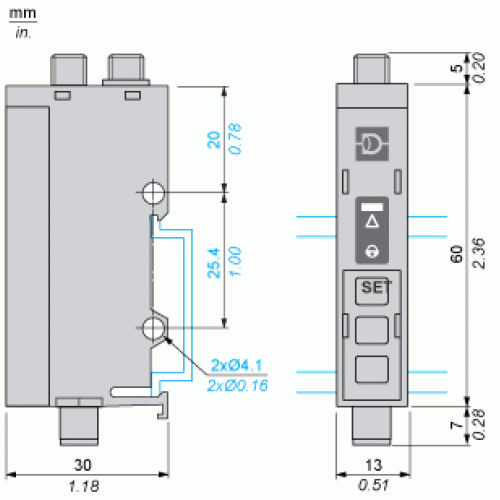 Датчик контрастной метки Telemecanique XUYDCFCO966S