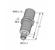 Индуктивный датчик TURCK BI15-M30E-LIU-H1141