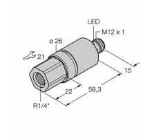 Датчик давления TURCK PC100R-211-2UPN8X-H1141