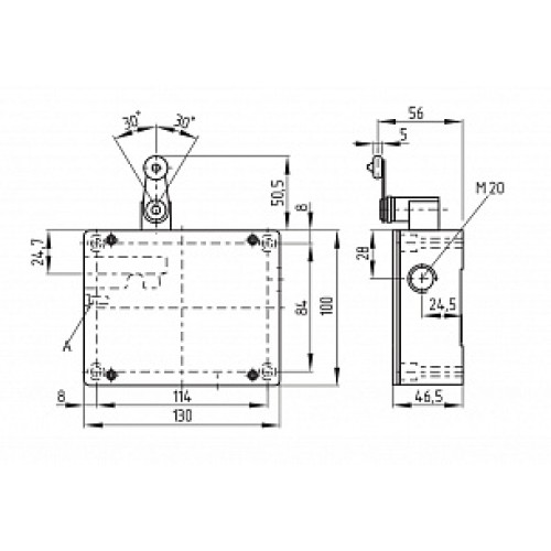 Дверной выключатель безопасности Schmersal AZM 415-11/11ZPKA14H 24 VAC/DC