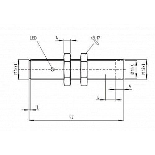 Индуктивный датчик Schmersal IFL4-12-10STP