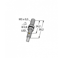 Индуктивный датчик TURCK BI1-EG05-AN6X