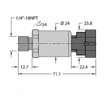 Датчик давления TURCK PT600R-2103-I2-AMPS1.5