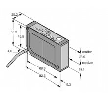  Лазерный датчик расстояния Banner LG10A65PI W/30