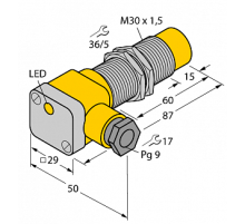 Индуктивный датчик TURCK NI20U-EG30SK-AP6X