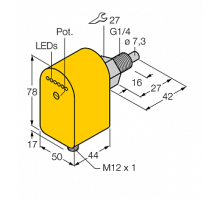 Датчик потока TURCK FCS-G1/4A4P-AP8X-H1141