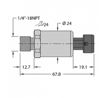 Датчик давления TURCK PT600R-2103-I2-MP11