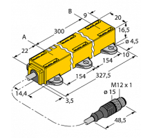  Датчик линейных перемещений TURCK LI300P1-Q17LM1-LIU5X2-0.3-RS5