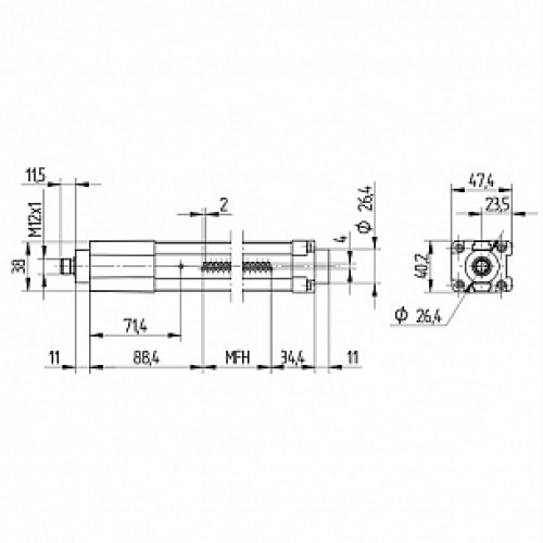 Световая завеса Wenglor OSEI202Z0103
