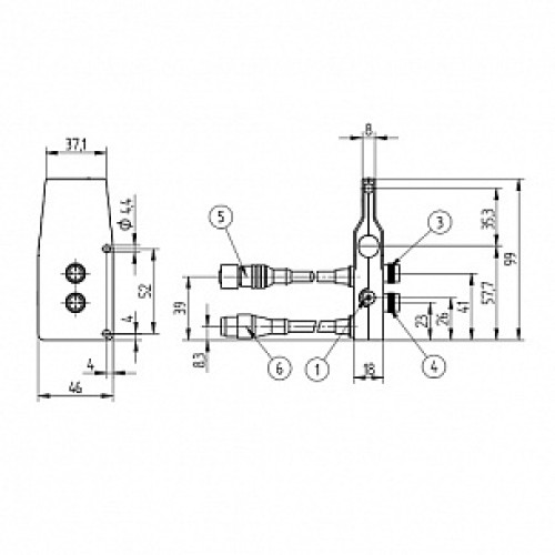 Оптический датчик Wenglor OPT339-P06
