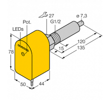 Датчик потока TURCK FCS-G1/2A4P-AP8X/L120