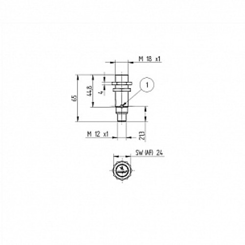Индуктивный датчик Wenglor I18A001