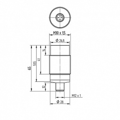 Индуктивный датчик Wenglor IX250SE65UA3