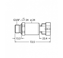 Датчик давления TURCK PT600R-2145-I2-AMPS1.5