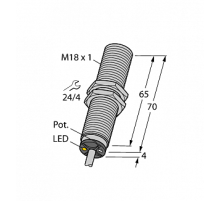 Емкостной датчик TURCK BC5-M18-AZ3X