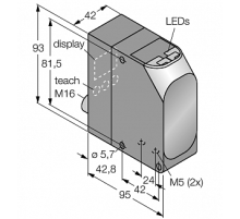  Лазерный датчик расстояния Banner LT7PIDQ