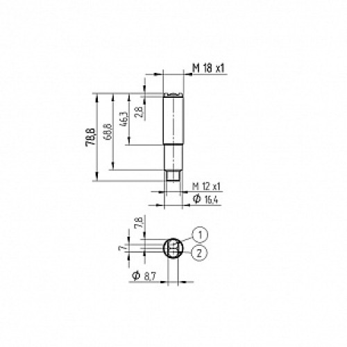 Оптический датчик Wenglor OSD124Z0003