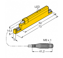 Магнитный датчик TURCK WIM45-UNTL-LIU5X2-0.3-PSG4M