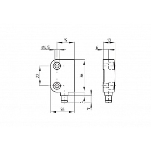 Магнитный датчик безопасности Schmersal BNS260-11/01Z-ST-R