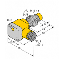 Индуктивный датчик TURCK NI10-G18SK-Y1X