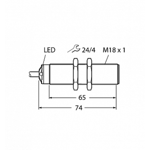  Ультразвуковой датчик TURCK RU50U-S18-LU8X