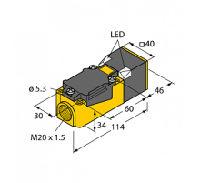 Индуктивный датчик TURCK BI15U-CP40-FDZ30X2