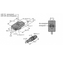 Индуктивный датчик TURCK NI1.5-KSR13R-2AD4X2-0.2-RS4.4T/S34