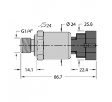 Датчик давления TURCK PT010R-1104-I2-AMPS1.5