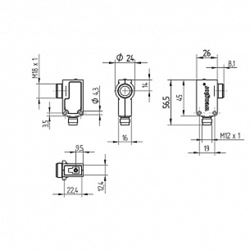 Оптический датчик Wenglor XR96PCT2