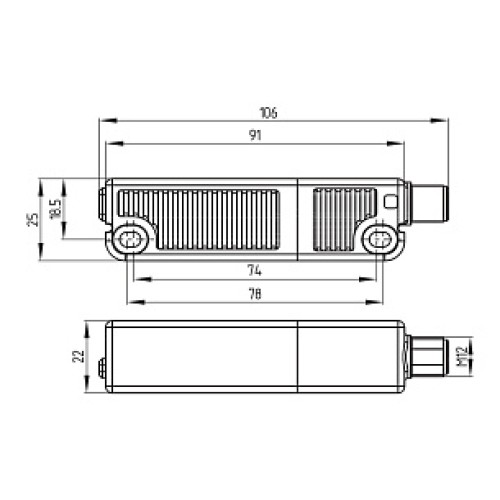 Магнитный датчик безопасности Schmersal RSS36-I2-SD-R-ST
