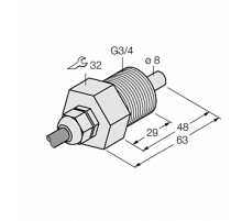 Датчик потока TURCK FCS-GL3/4T-NA