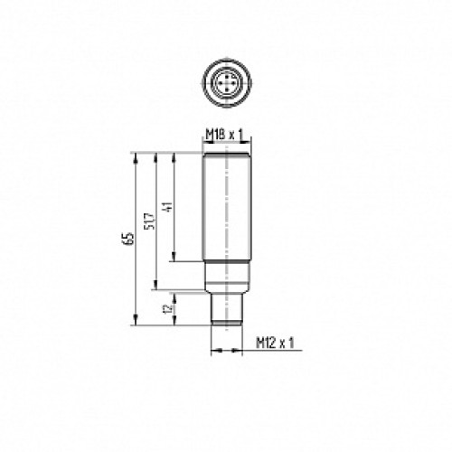 Индуктивный датчик Wenglor IW080DE65UA3