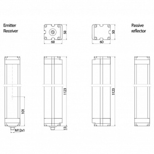 Световая завеса безопасности Micro Detectors LP4PF/0C-090