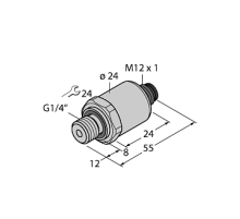 Датчик давления TURCK PT1.6R-1004-U1-H1141