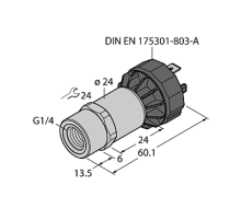 Датчик давления TURCK PT9V-1001-I2-DA91/X